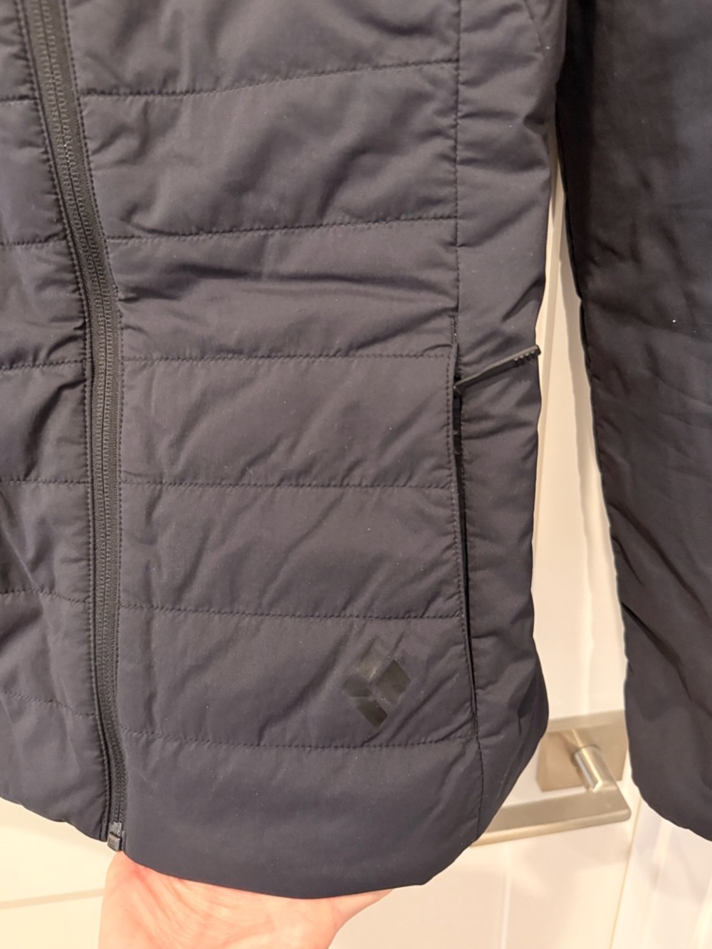 Black Diamond Women's Quilted Puffer Jacket in Black